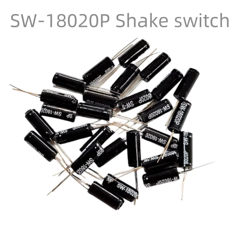 (20 pieces) SW-18020P Shake switch Electronic vibration sensor foot gold DC12V/100°C/2MA