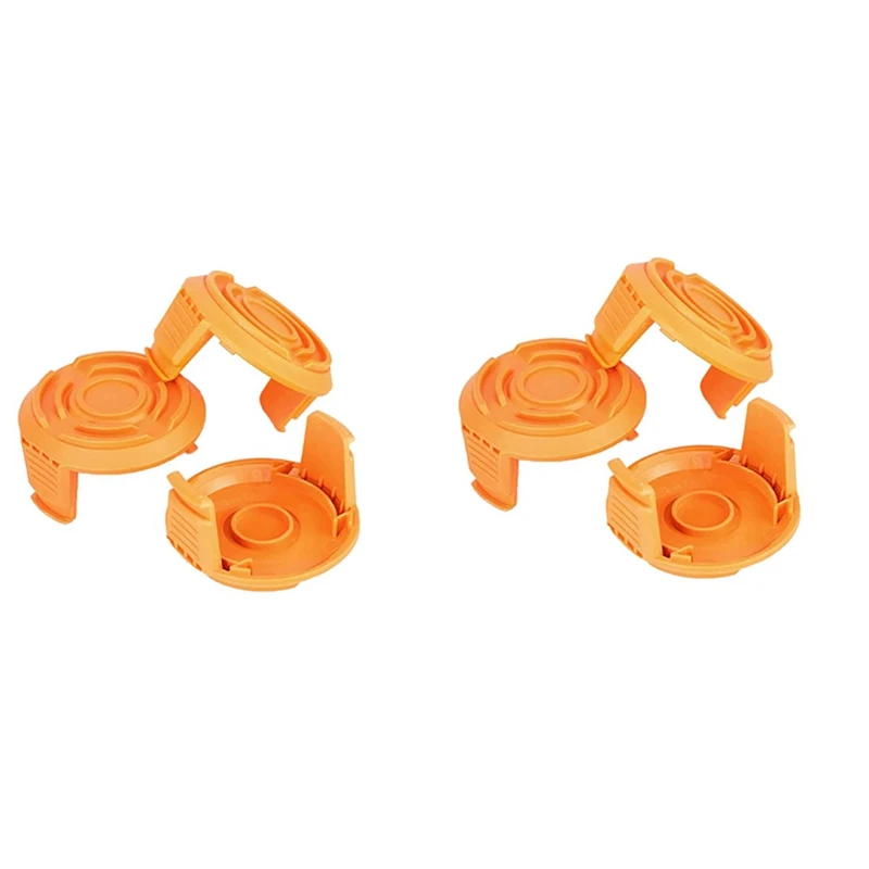 50006531 Spool Cap Covers For Worx WA6531 GT Trimmer Part Replacements (6 Pack)