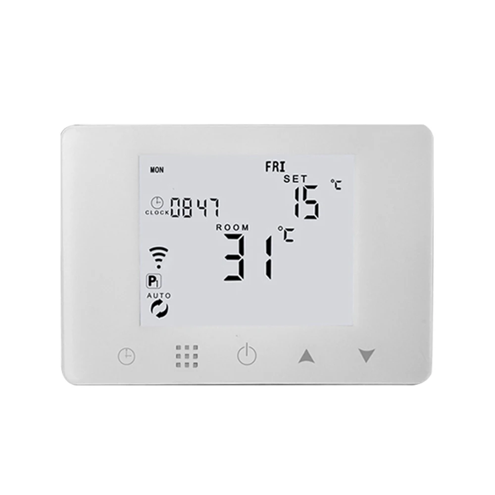 

BGL09RF-WIFI Wireless Thermostat Boiler Gas Wall-Mounted Temperature Controller EU Plug