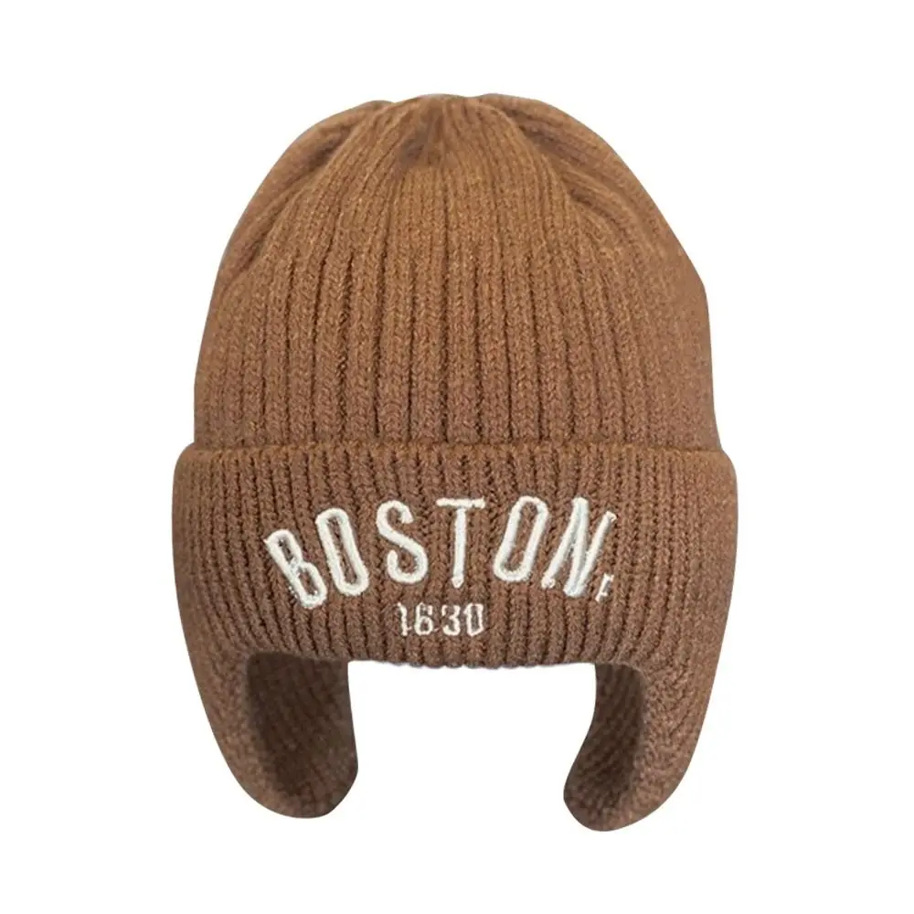 

Winter Warm Wool ​​Baby Warm Hat Soft Ear Protection Hat Children Beanies Baby