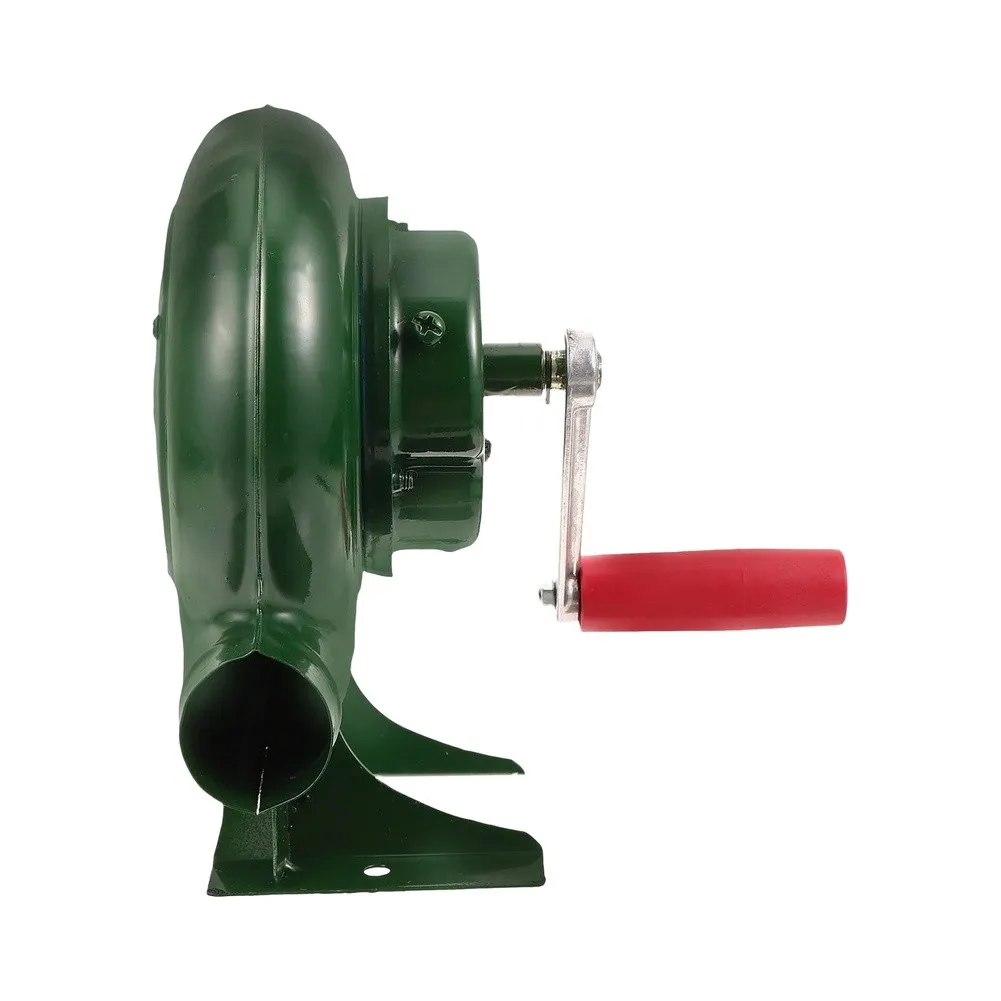 Hand Cranked Iron Blower for BBQ For Grills Fireplaces Camping Stoves and Popcorn Equipment Compact Construction