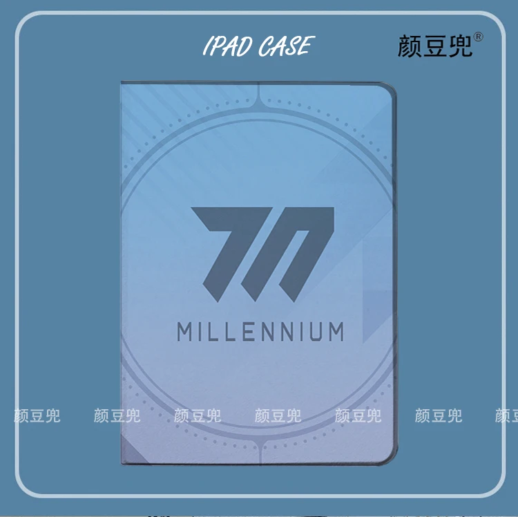 아이패드용 블루 아카이브 애니메이션 MILLENIUM 케이스, 럭셔리 실리콘 케이스, 아이패드 에어 4 5 10.9 미니 5 6, 2022 12.9 프로 11 케이스, 아이패드 에어 4 5 10.9