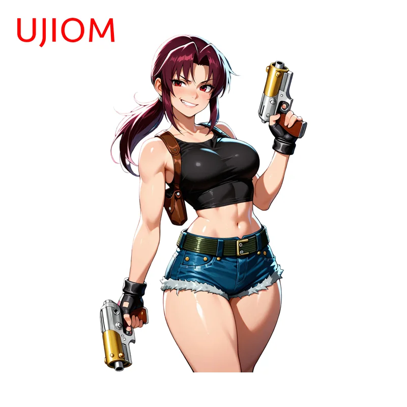 UJIOM Revy Interesting Wall Stickers Creative Personality Scratch Proof PVC Decal Suitable For High Quality Adhesive Wallpaper