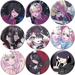 58mm jogo necessidade menina overdose broche pino bonito anime personagem dos desenhos animados botão crachá para mochila acessórios decoração fãs coletar