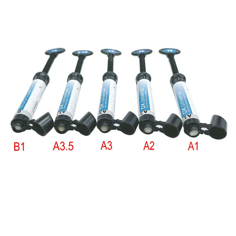 1 Set Dental Universal Light Cure Composite Resin Kit 5ml Primo Bond Adhesive 37% Phosphoric Acid Orthodontic Material