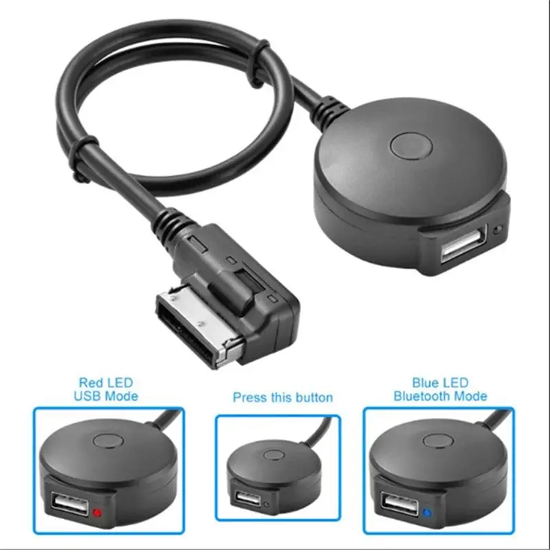 Compatible Car Audio Bluetooth Music Adapter 5V USB Wireless AMI MMI MDI System AUX Bluetooth Adapter for Mercedes-Benz