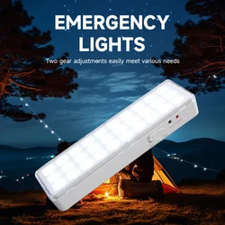 LED Emergency Light Rechargeable Portable Indoor Fire Fighting Lamps Wall-mounted Home Lights 30LEDs Exit Lamp Camping Lantern