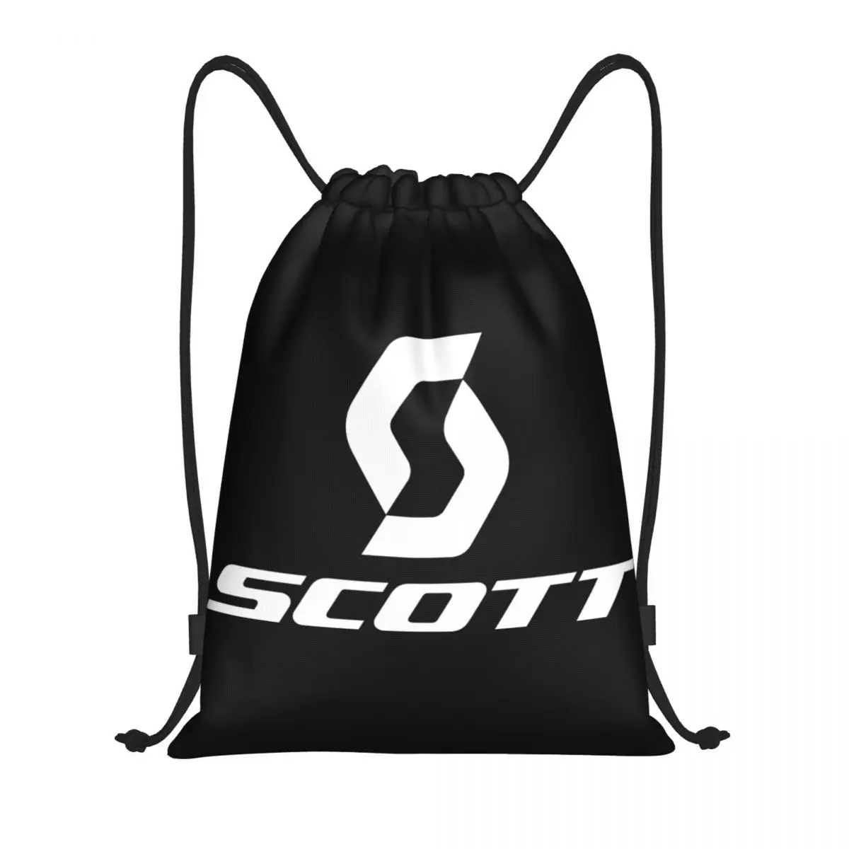 Scotts Bicycle Logo Backpack Drawstring Soccer Bags Gym Bag Water Resistant Bike String Sackpack for Hiking