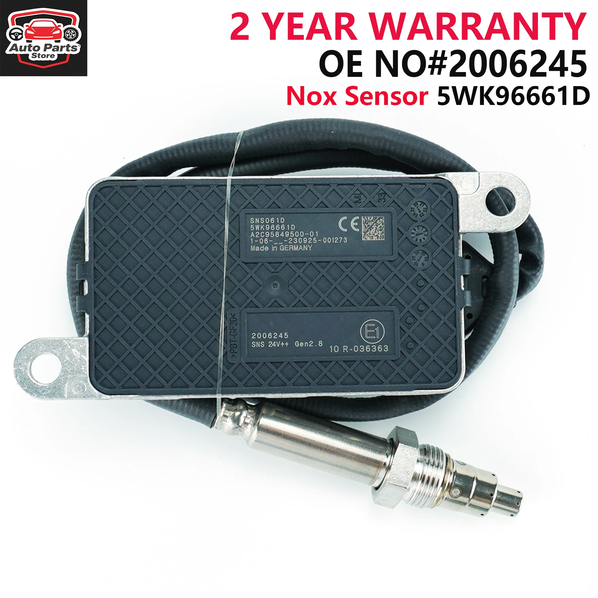 

For DAF Truck 24V High Quality Chips N-GK Probe NOx Sensor OEM 5WK96661D 2006245 2236408 1973525 1904788 2006243 1973527,InStoc