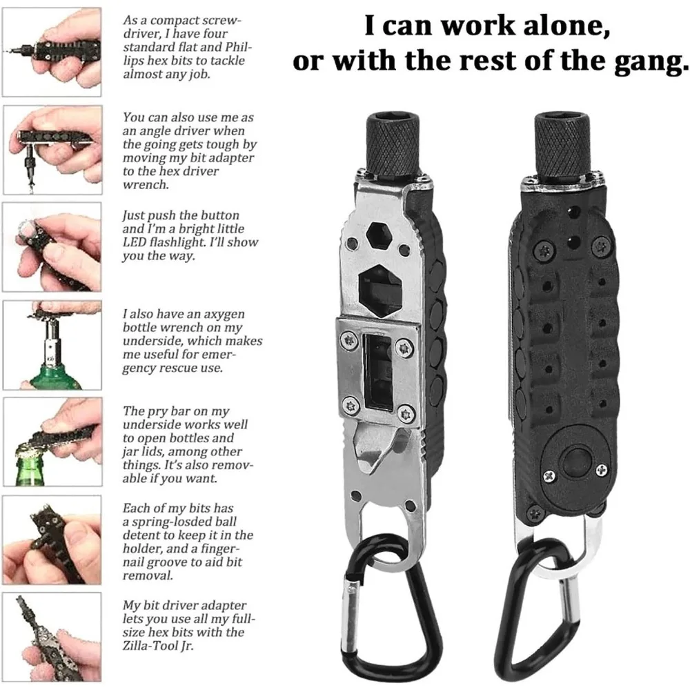 

Многофункциональная мини-отвертка, уличная EDC-брелок в форме отвертки, портативный инструмент для ремонта стали