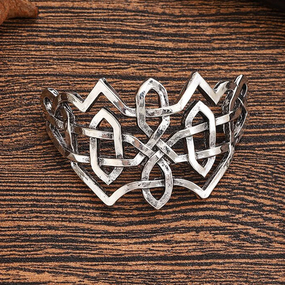 الهيب هوب روك القوطية فايكنغ الشرير نمط خطوط باردة دبوس الشعر الكلاسيكية الراقية تصميم شخصية الإبداعية دبوس الشعر الطرف