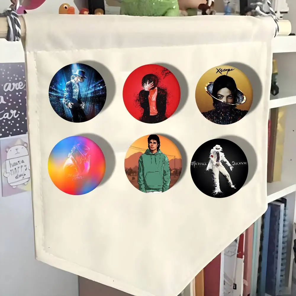 شارات مايكل جاكسون الإبداعية صفيح لينة زر دبابيس الحيوان أيقونة بروش التلبيب على ظهره شارة الملحقات دبوس #5