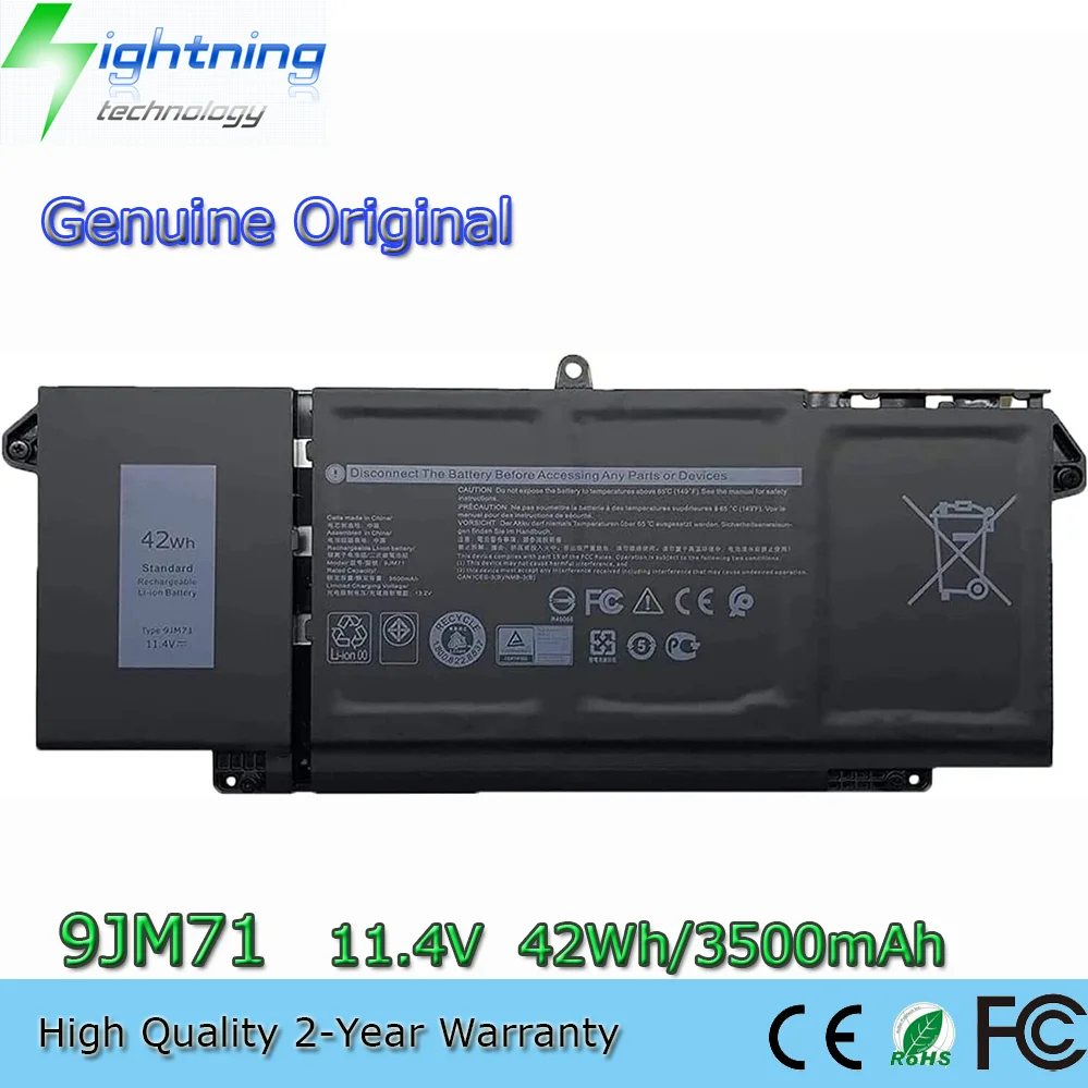 

New 9JM71 Battery for Dell Latitude 5320 7320 7420 7520 Series 7FMXV 0TN2GY 4M1JN