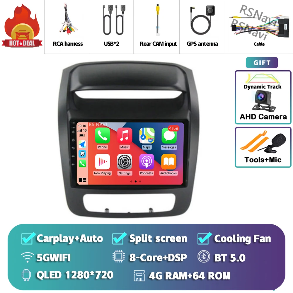 RSNAVI Android 15 Carplay Auto Für Kia Sorento 2 II XM 2012 2013 - 2021 Auto Radio Navigation 2 Din Stereo Player video GPS Kopf Einheit BT 8