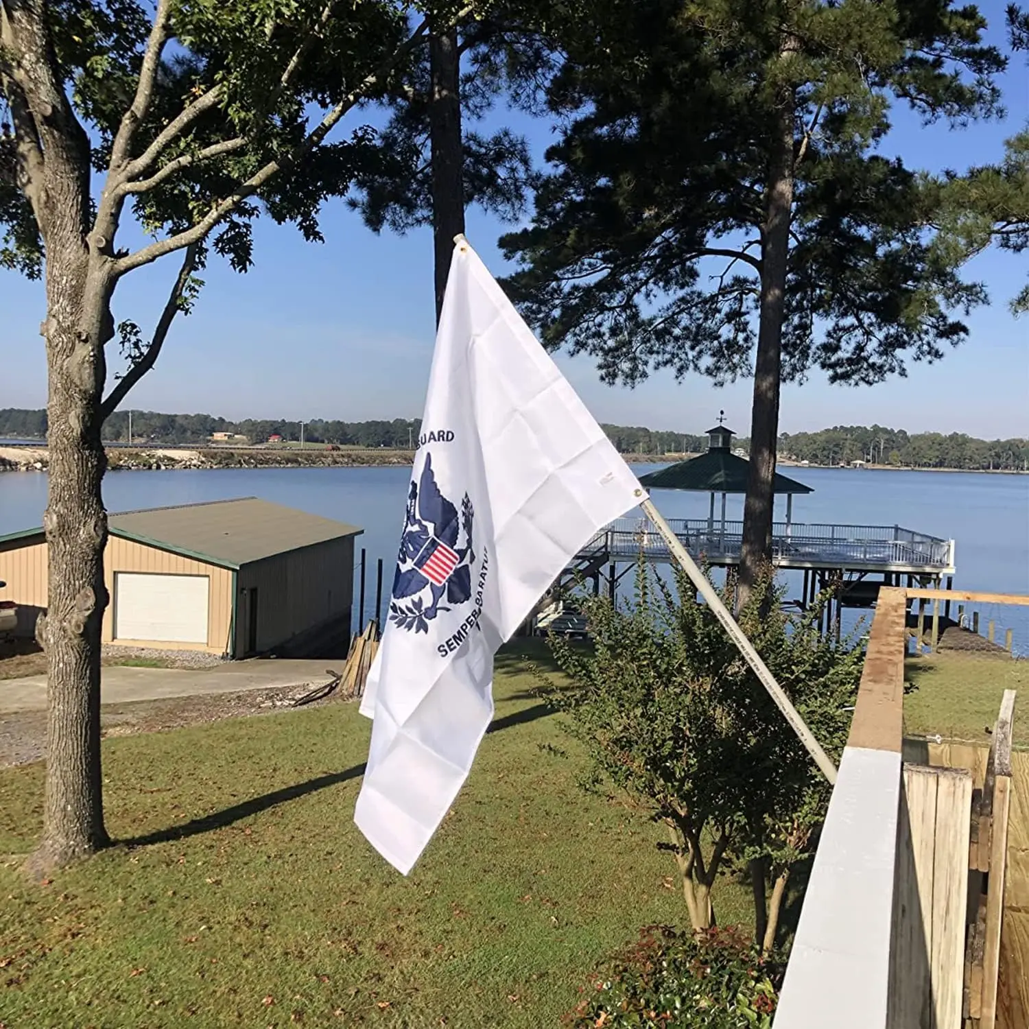 90x150 سنتيمتر الولايات المتحدة الأمريكية العسكرية USCG حارس السواحل العلم ديكورات حديقة المنزل