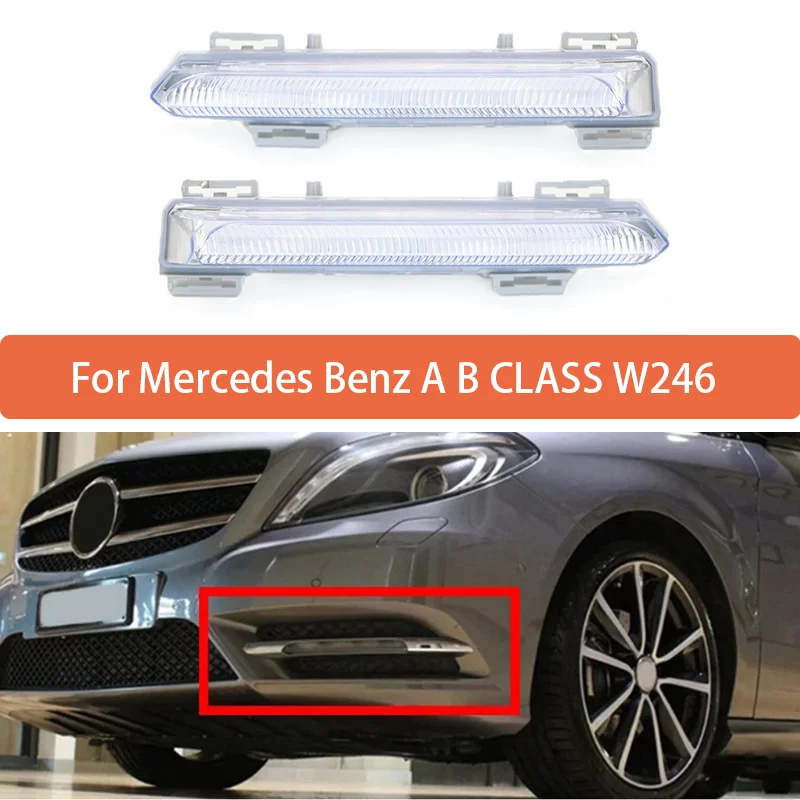 

Дневные ходовые фонари в сборе для Mercedes Benz A B CLASS W246, передний бампер, противотуманный фонарь 2049069100 2049069200