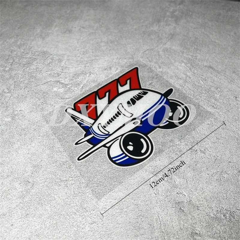 ملصقات DXYMOO Airplane Airbus Fighter 777 شريط فينيل للسيارة لنافذة شاحنة الكمبيوتر المحمول Motocross #2