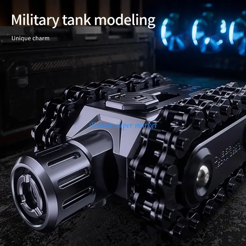 

090B Металлическая игрушка-спиннер с вращающейся функцией скольжения Прочный дизайн из сплава для повседневного снятия стресса