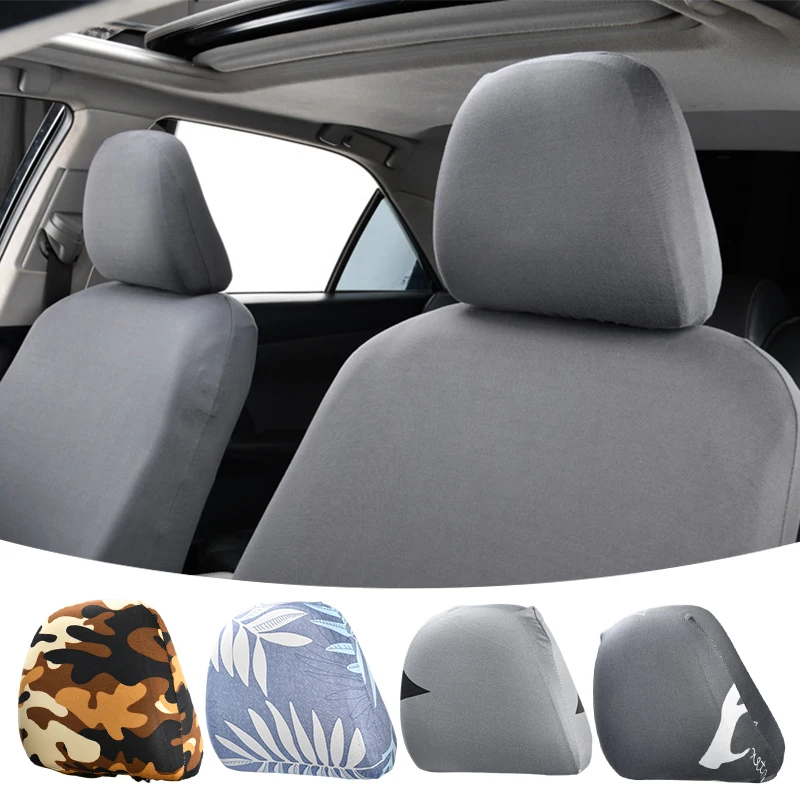 1PC Universal Car Seat Headrest Cover All Inclusive Elastic Car Seat Anti-Dirty Protective Cover Car Interior Accessories