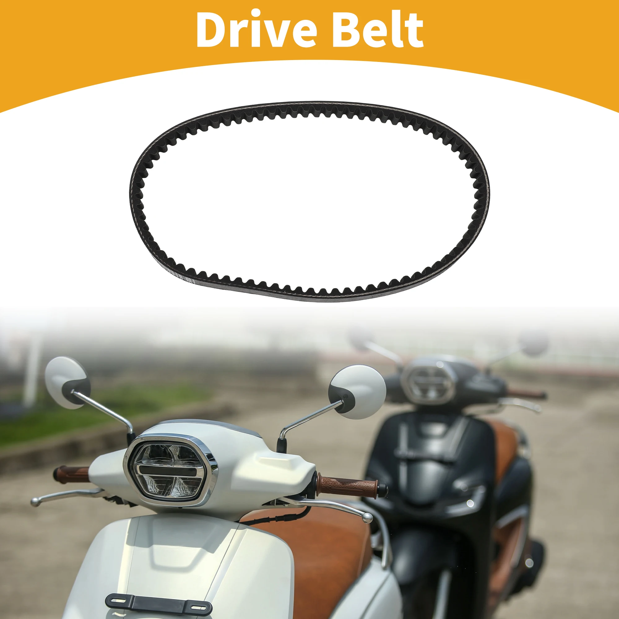 Motoforti Drive Belt Motorcycle V-Belt for Honda for WH100T for GCC100 for SPACY100 for SCR100 for GCC 100cc