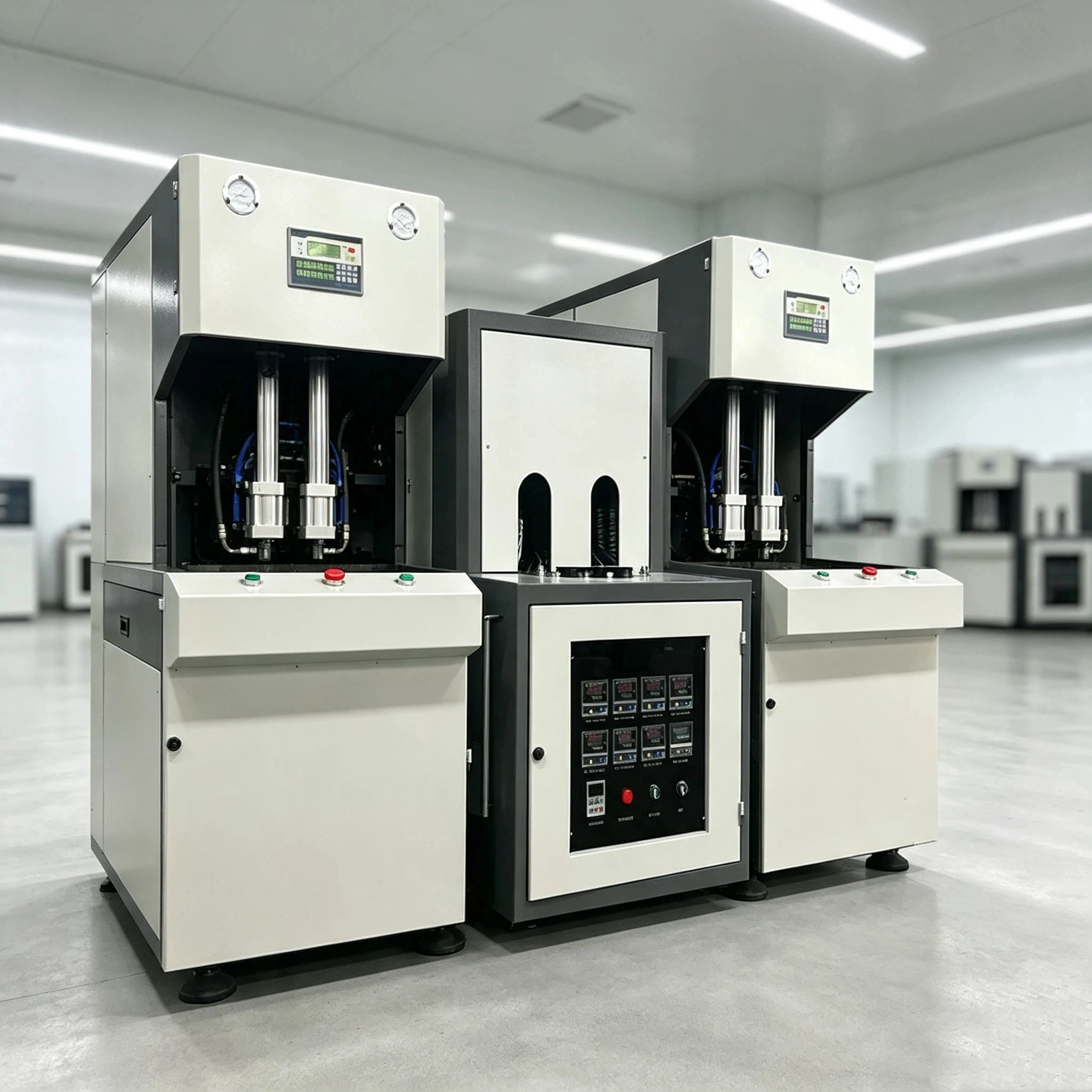 Superior Performance High Efficiency 2200BPH Semi Automatic Blow Molding Machine for PET Bottles AirTac Components Food Beverage