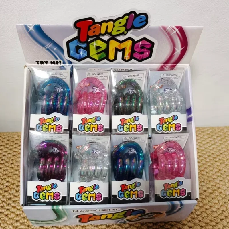 Genuine Tangle Twisting Relaxation Toy Cloud Series / Illusion Stone Series Twisting Fun Concentration Training Educational Toy