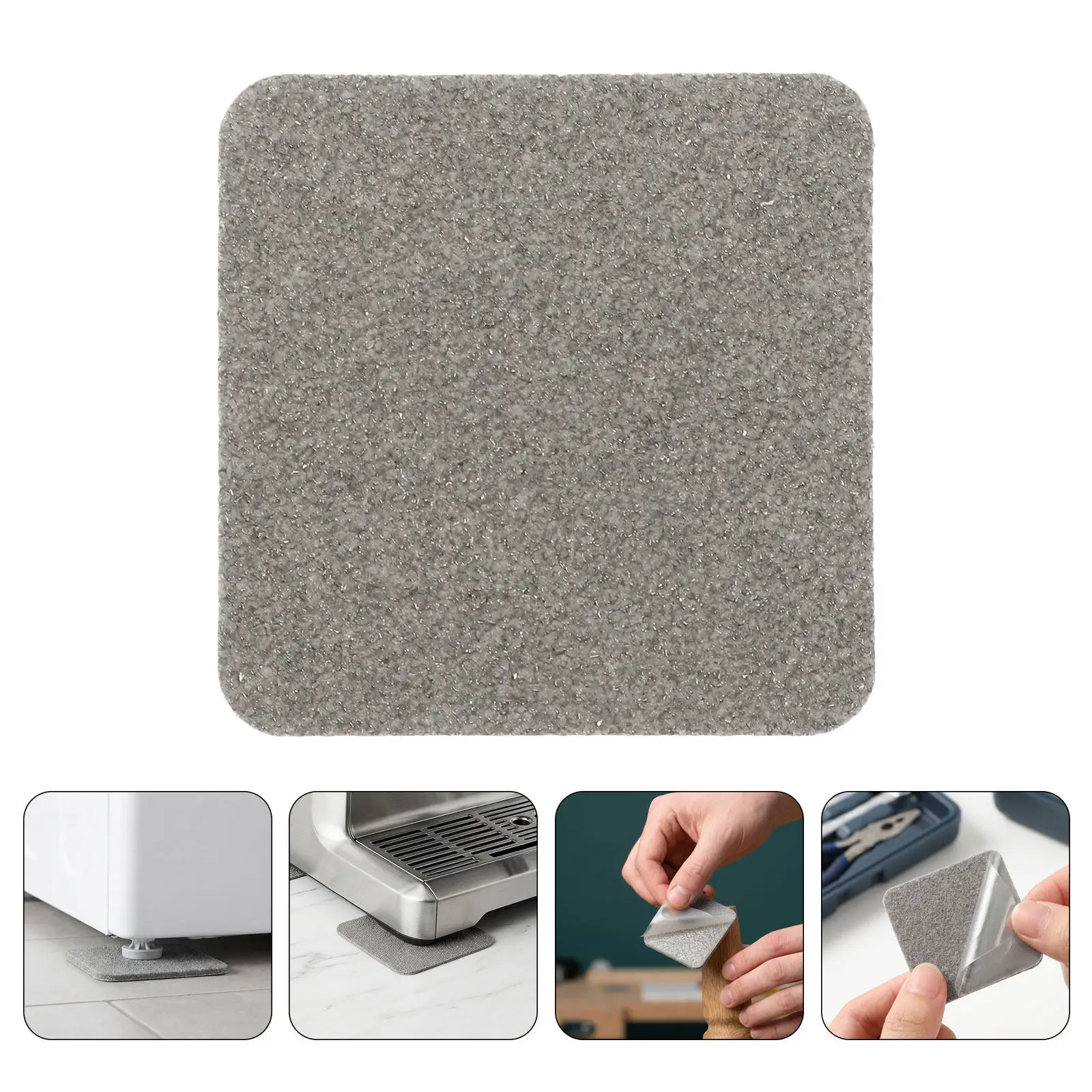 20Pcs Non Slip Furniture Pads Strong Adhesive Thick Table Foot Pads for Washing Machine Dryer Anti Skid Vibration Noise Reducing