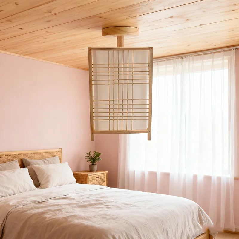 

Bamboo Weaving Ceiling Light Chinese Style Bamboo Art Light Creative Simple Homestay Tea Room Restaurant Hotel Corridor Light