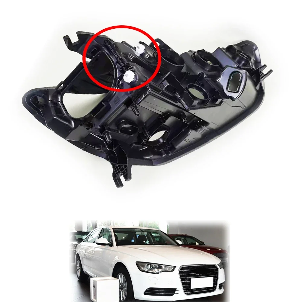 

X-T For Audi A6 C7 2012 2013 2014 2015 Car Xenon Headlight Base House Car Rear Base Front Auto Headlamp Back Housing With Screws