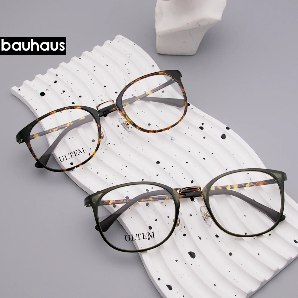 FKU0015 Optical Eyeglasses Frame For Men And Women  TR90 Plastic Front Rim Eyewear Spectacles Frame