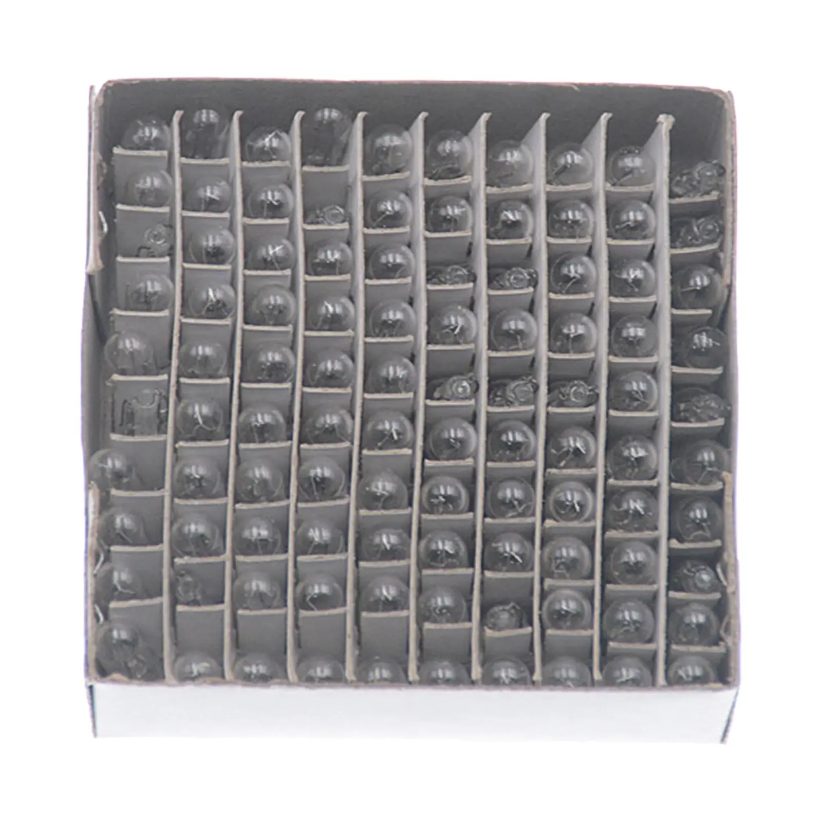 100Pcs T5 Glass Light Bulb Car Instrument Panel Brake light Lamp Headlights Lamp 1.2W 12V Car Lights Dashboard Bulbs
