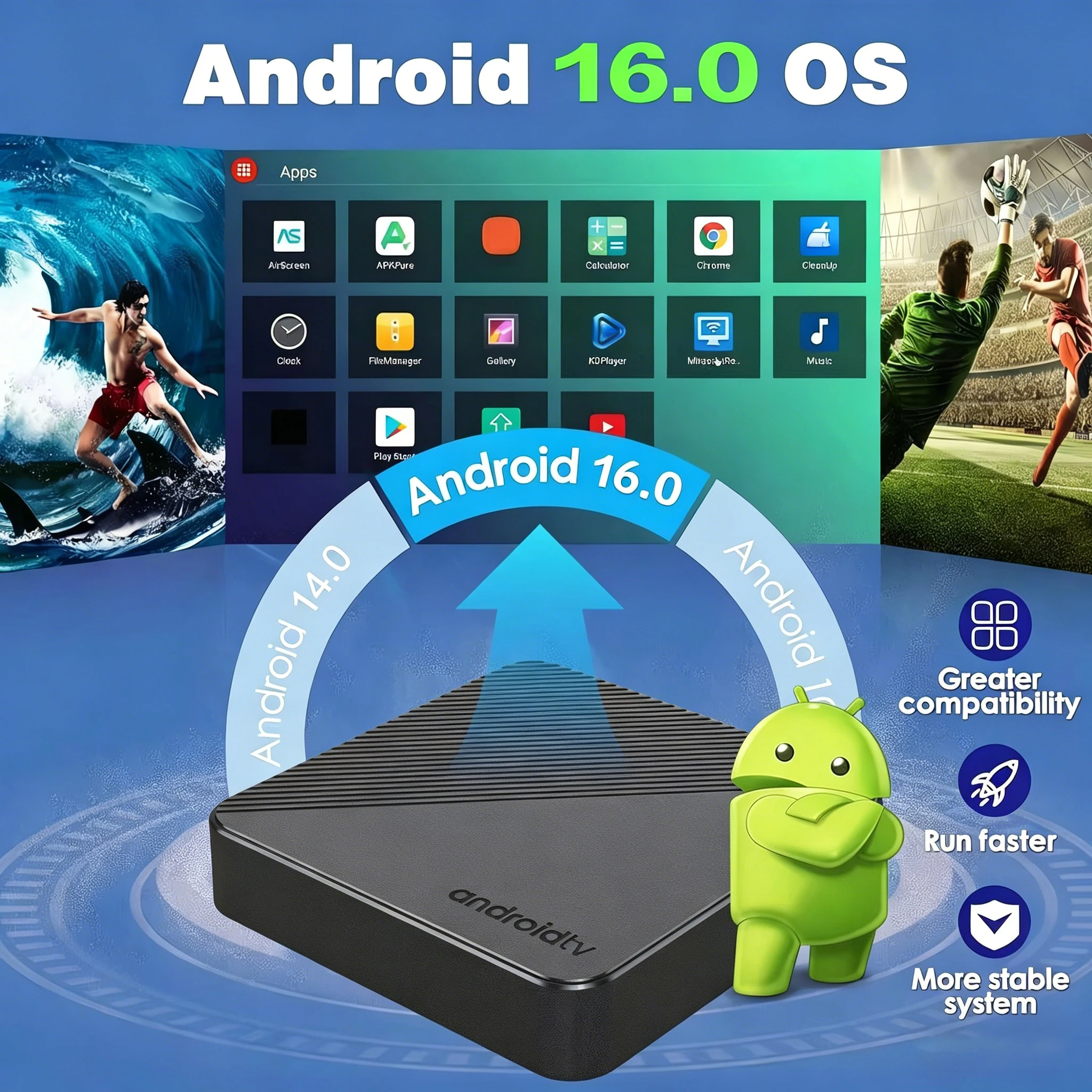 Smart TV Box Android16 2026 T8 – Home Cinema Google recenzja i cena