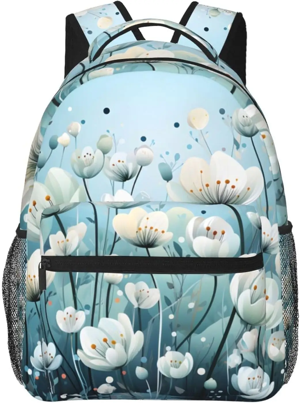 

Classic Flowers Lightweight Laptop Backpack Lightweight Multipurpose Travel Casual Daypack Unisex College Backapcks for Men Wome