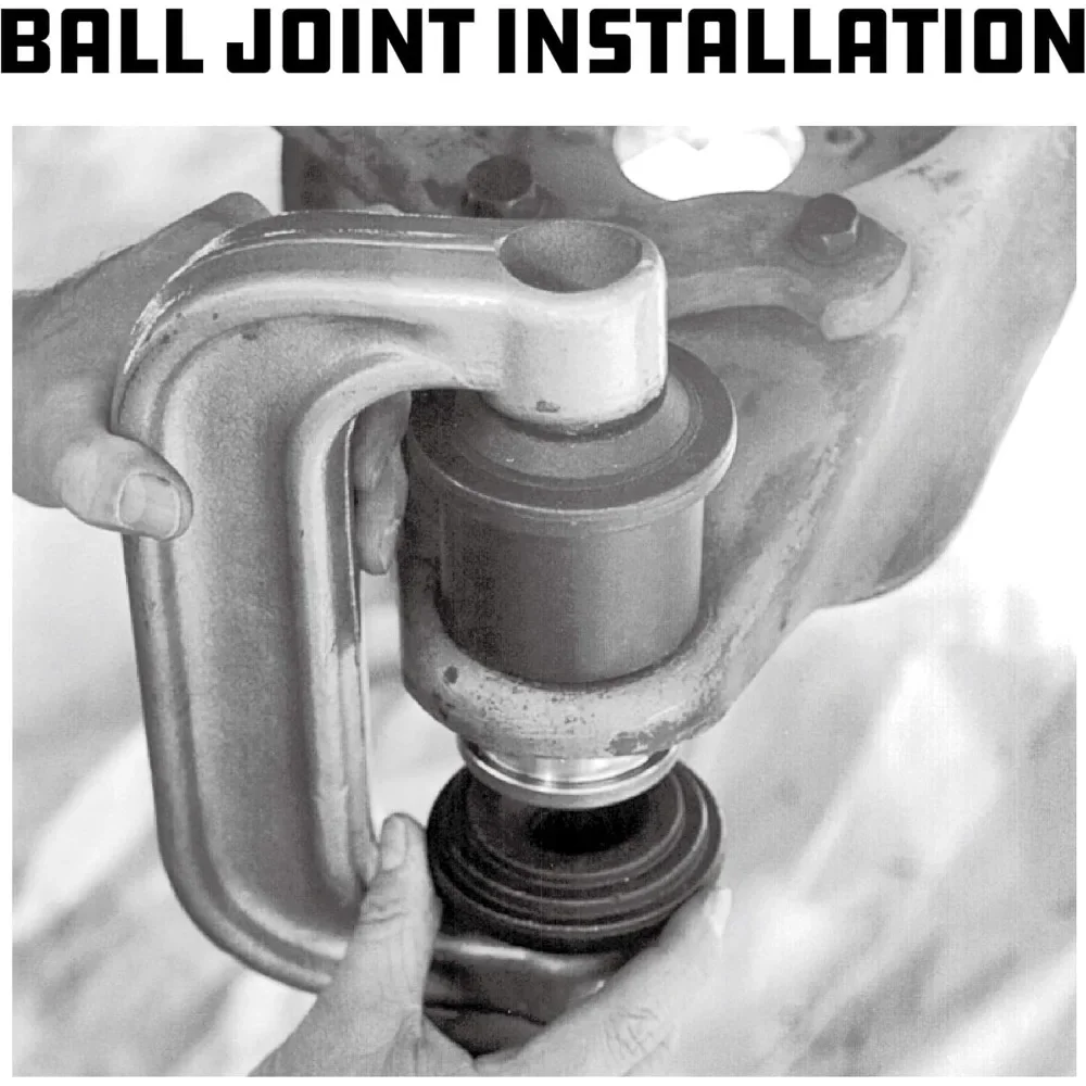 CONJUNTO DE FERRAMENTA DE SERVIÇO DE JOINT DE BALL E U - Remova/instalação para Ford, GM, Dodge, Adaptadores incluídos
