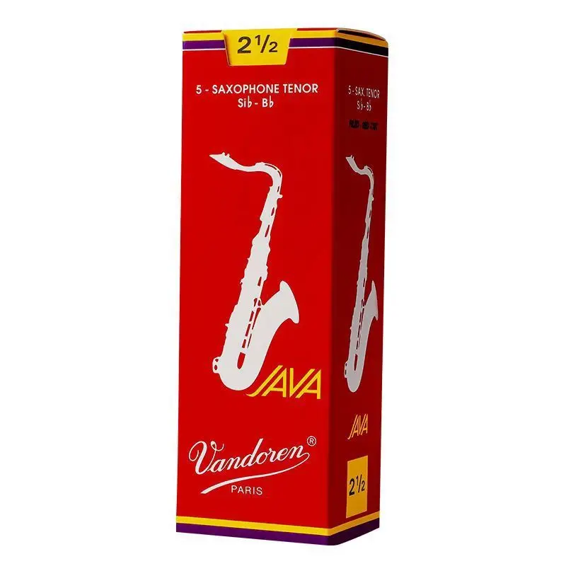 

Vandoren/Vendlin Reed JAVA Red Box, Tenor Saxophone Reed, Pop Jazz in B-flat