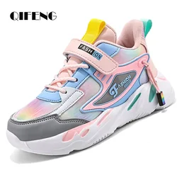 Zapatos informales de piel cálida para niñas, zapatillas gruesas de princesa, zapatos peludos para niños, lindos, 3, 5, 6, 7, 8, verano e invierno