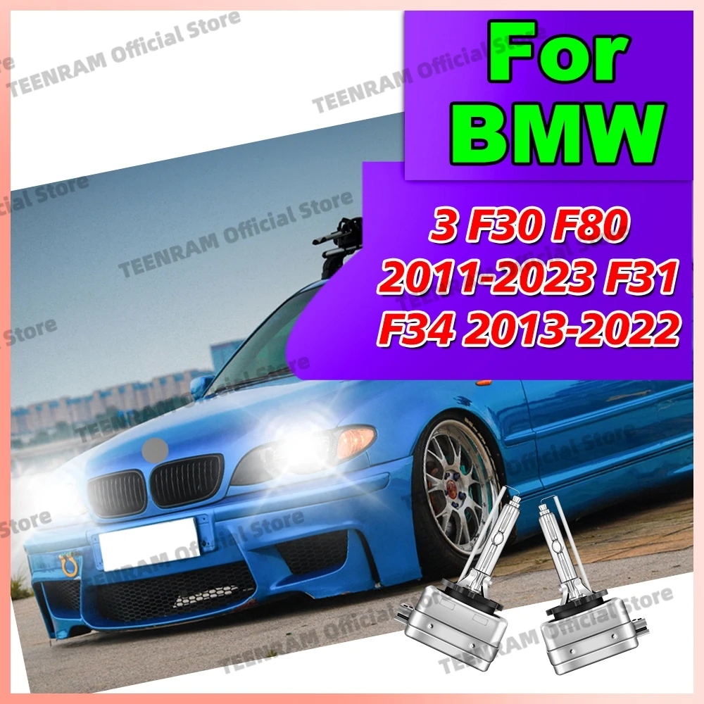 

2x HID Xenon Headlights 35W D1S D1 Lamp Bulbs 6000K 8000K 10000K For BMW 3 F30 F80 2011-2023 For BMW 3-Series F31 F34 2013-2022