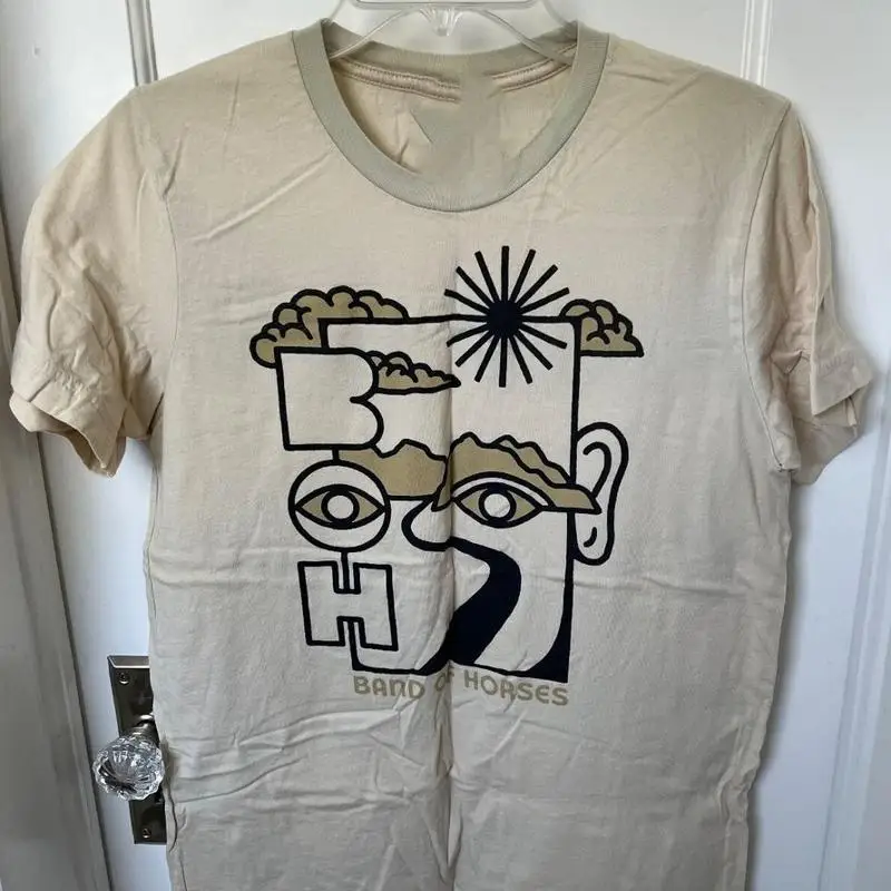 

BAND OF HORSES I See You Clouds Sand Black All Size For Fan T Shirt