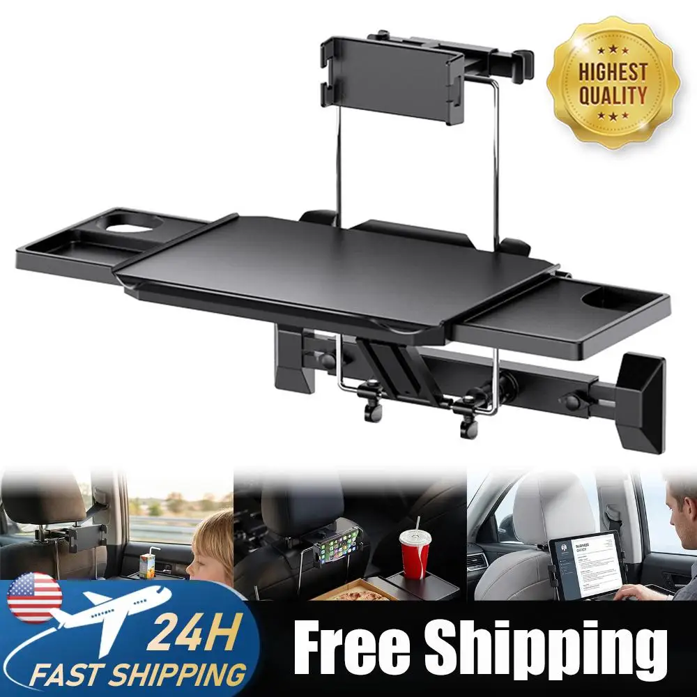 

Складной столик для еды с держателем для телефона, устойчивая полка для компьютера, противоскользящий многофункциональный столик для ноутбука для путешествий, автодомов и поездок на дорогу