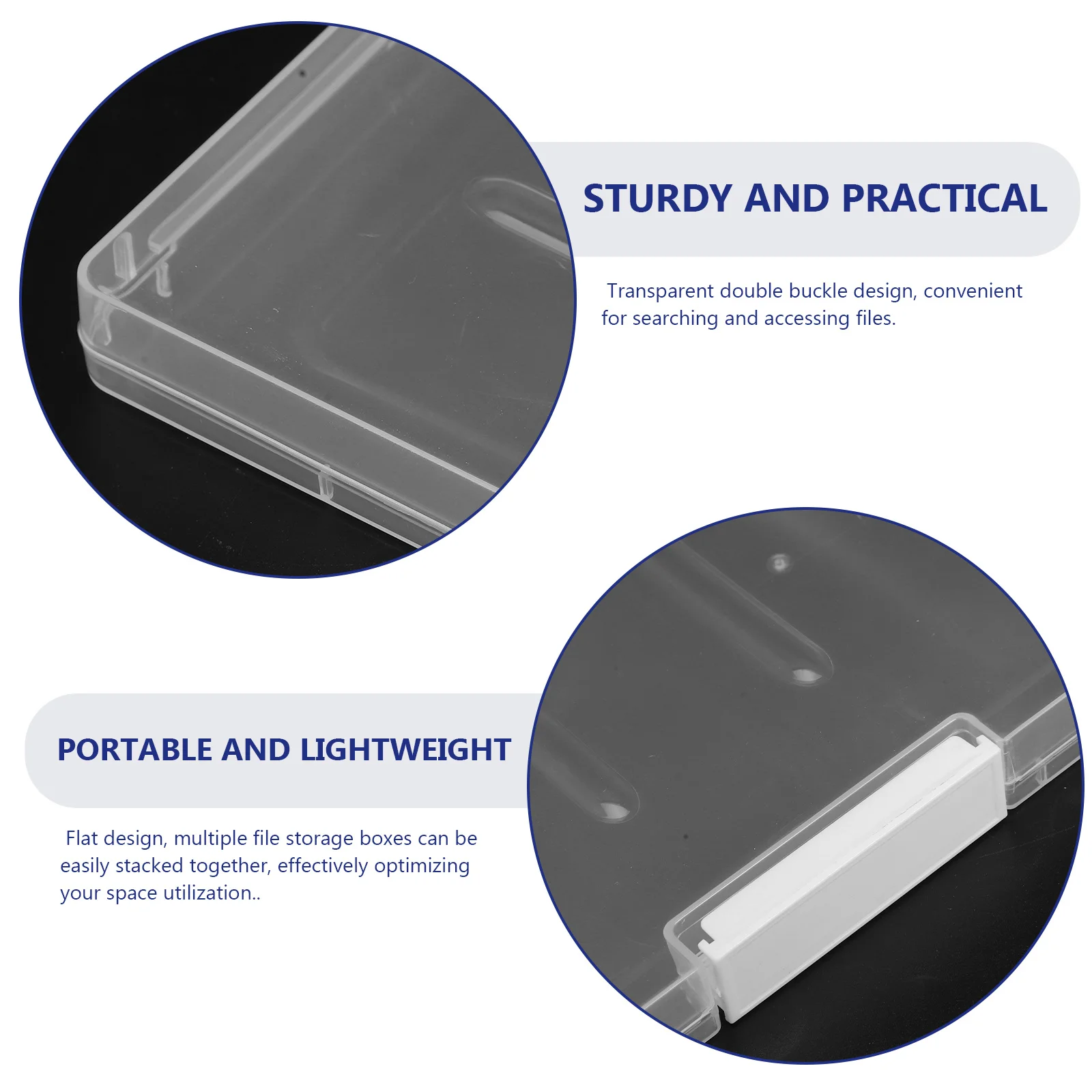 

5 шт., органайзер для документов, коробка для хранения из полипропилена, держатель для фотосертификатов, портативный пластиковый чехол для файлов для путешествий