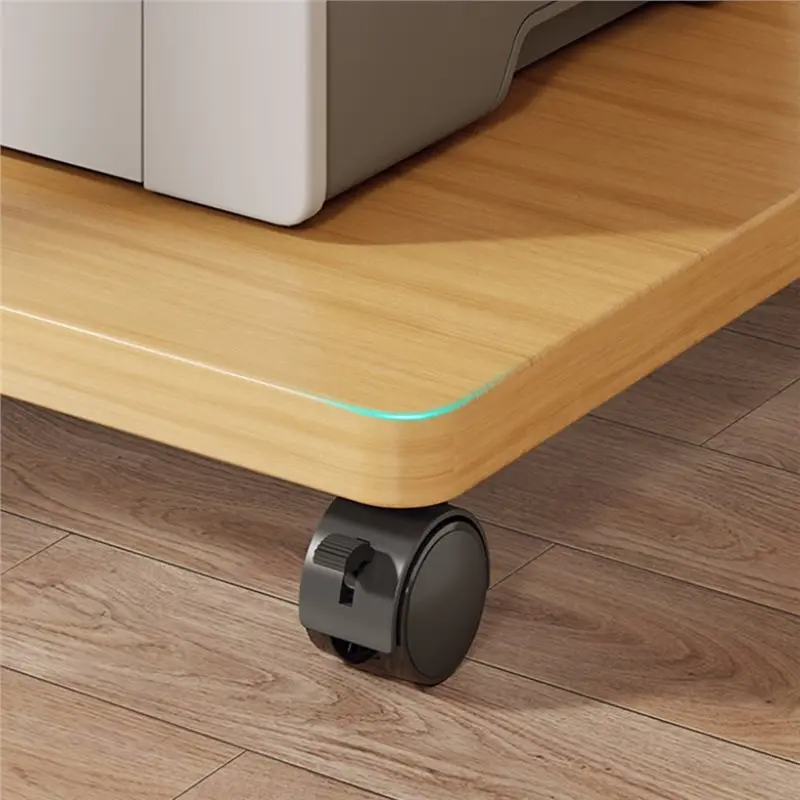 A13E-For Heavy Duty Storage Stand For Under Desk Printer Copier Shelf With Caster Wheels And CPU Holder
