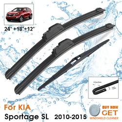 KOSOO For KIA Sportage SL 2010 - 2015 Windshield Windscreen Window Brushes 24