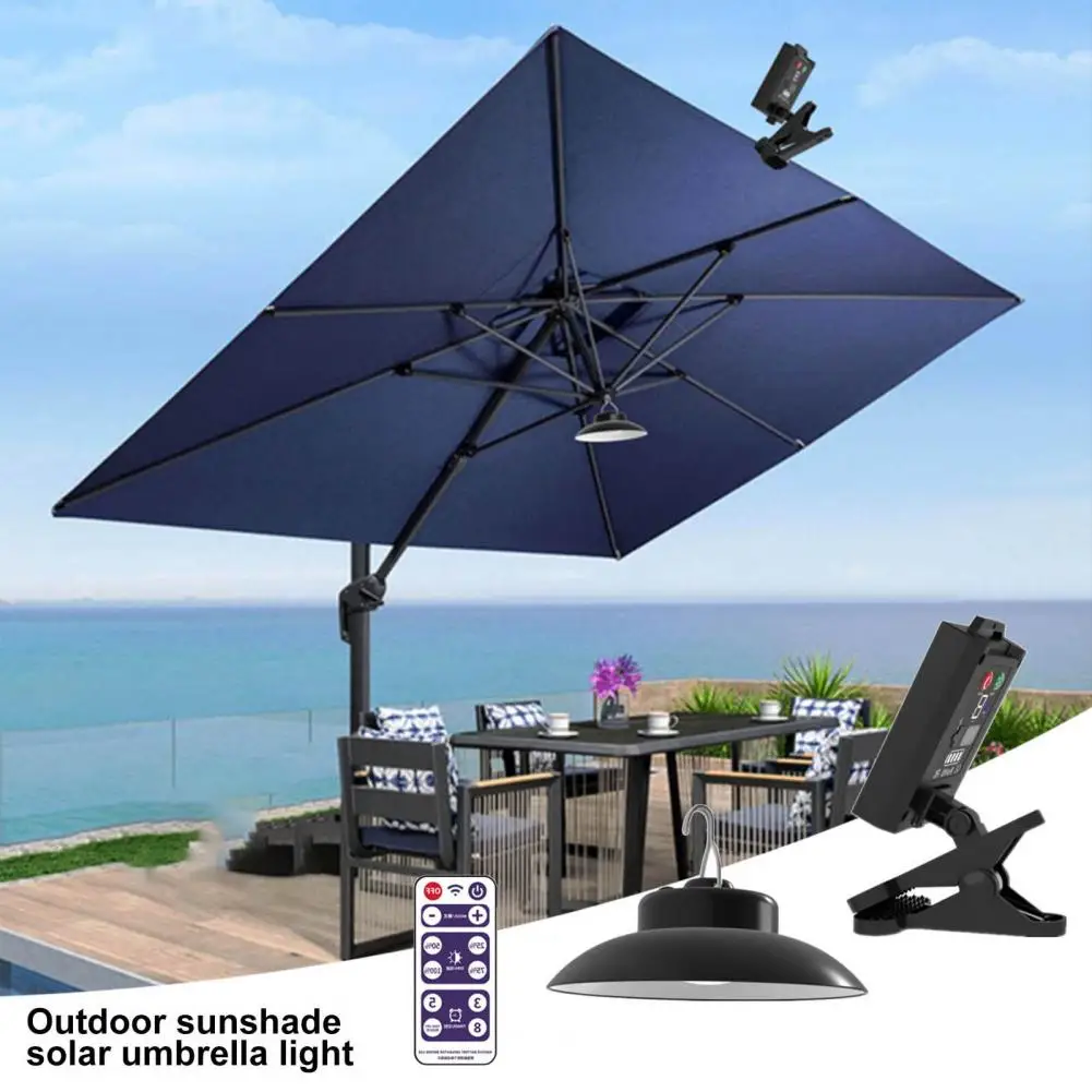 Solar Umbrella Light Outdoor Camping Lamp Super Bright Waterproof Solar Powered Patio Umbrella LED Light