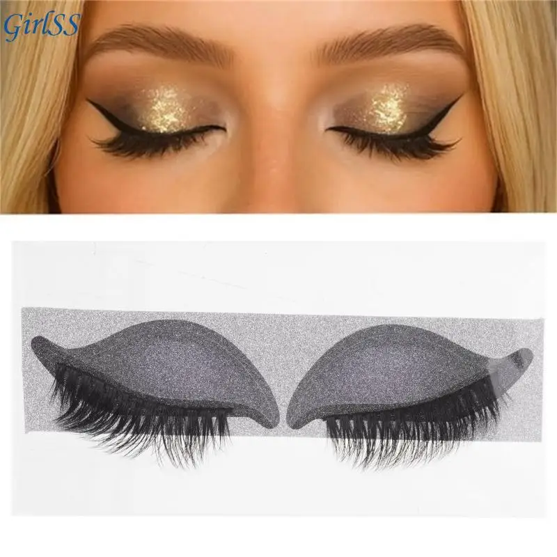 Wielokrotnego użytku, nie klei Potrzebne plastry na rzęsy Wygodne noszenie Łatwa aplikacja dla początkujących T4MB