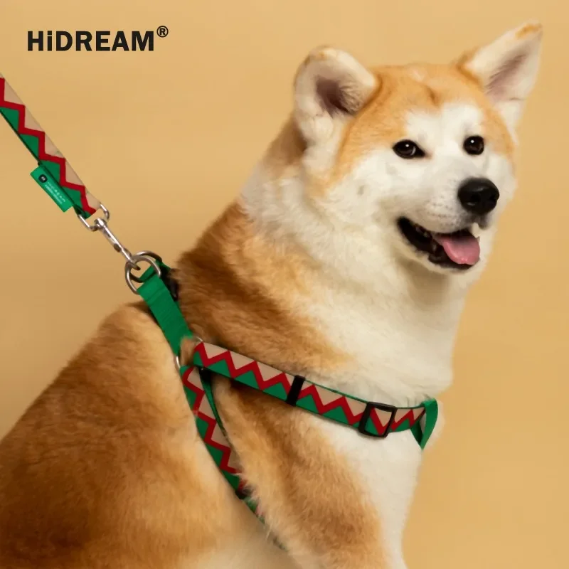 HiDREAM®Rainbow Dog Harness, Safe Easy Walk, No-Pull, Adjustable, Easy Wear, Wider Belt, Durable,Original Design