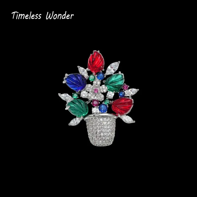 

Вневременная чудесная необычная брошь из стекла с цирконием и цветочным принтом, булавки для женщин, дизайнерские украшения для платья, модный редкий подарок, сладкий стиль 5381
