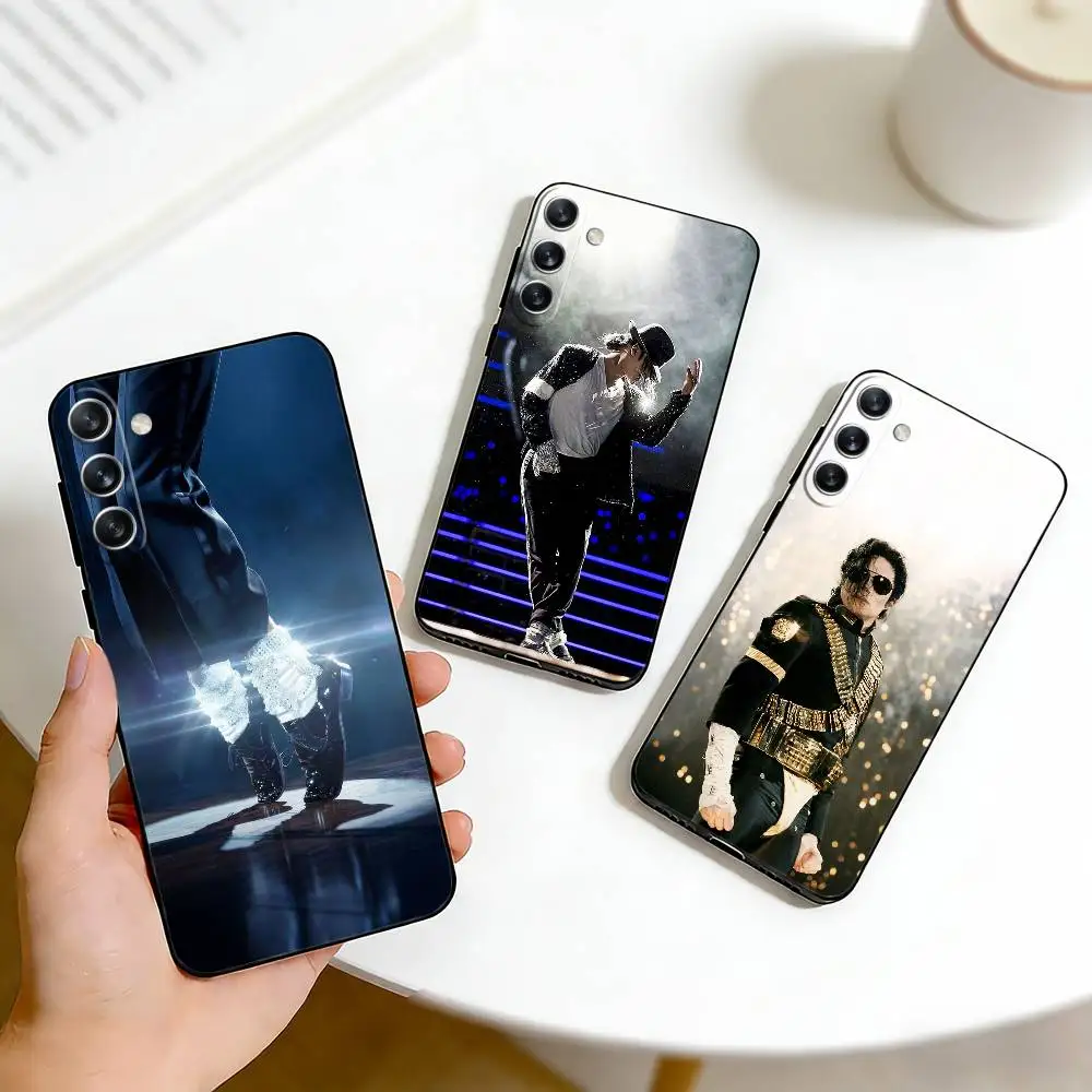 K-King of Pop M-Michael Jackson   Phone Case For Samsung Galaxy A73,A72,A71,A70,A53,A52,A51,Others Soft Black Cover