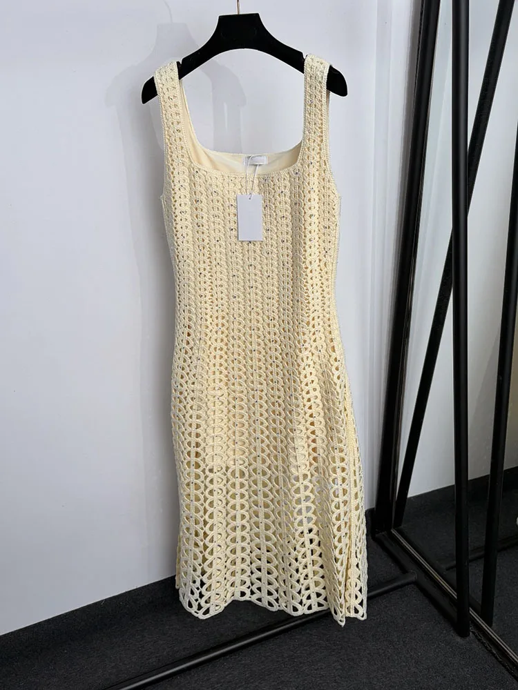Designer Summer Knitwear Dress Women's