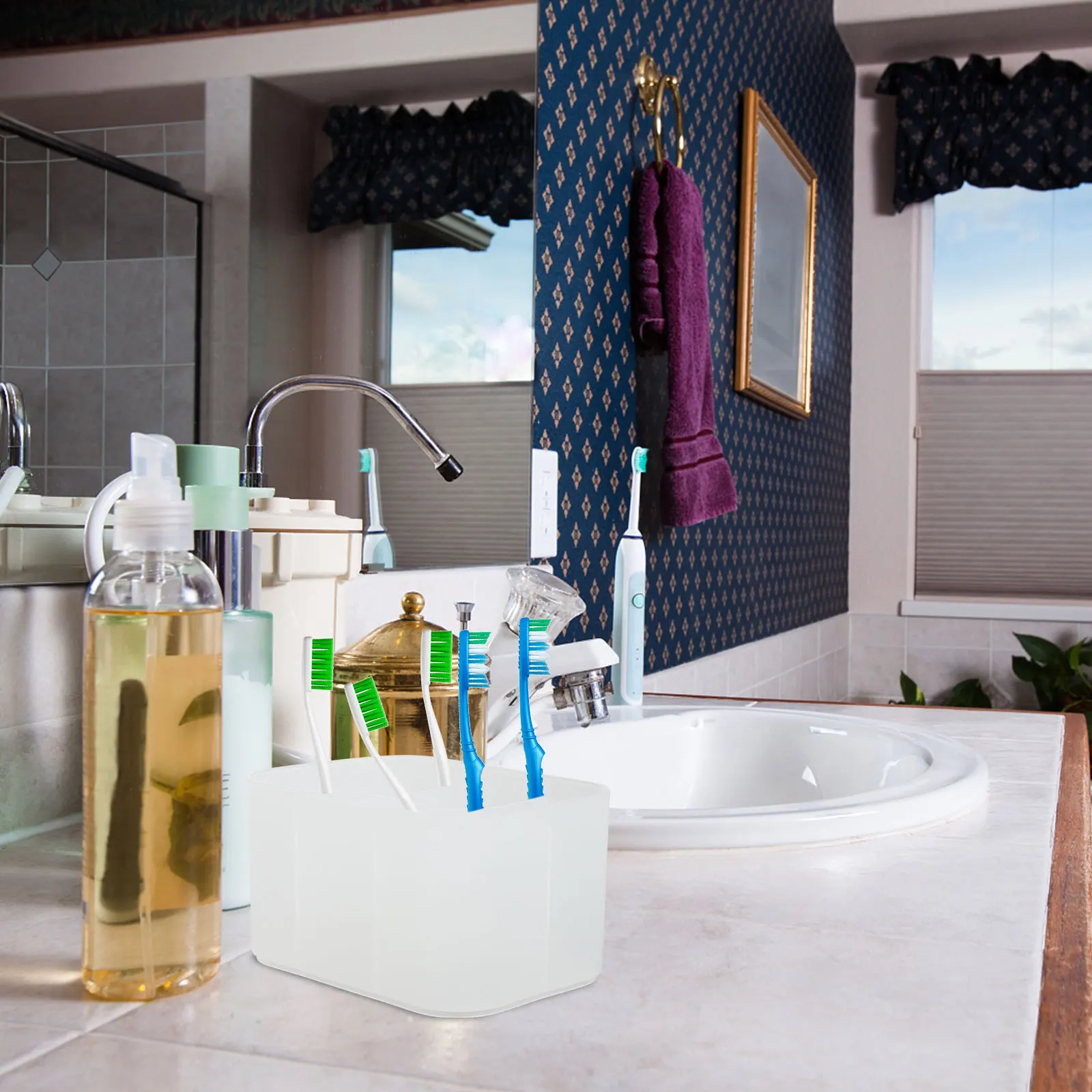 

1Pcs Nail Art Organizer Box Premium Manicure Tool Storage Case Desktop Storage Container Portable for Nail Accessories