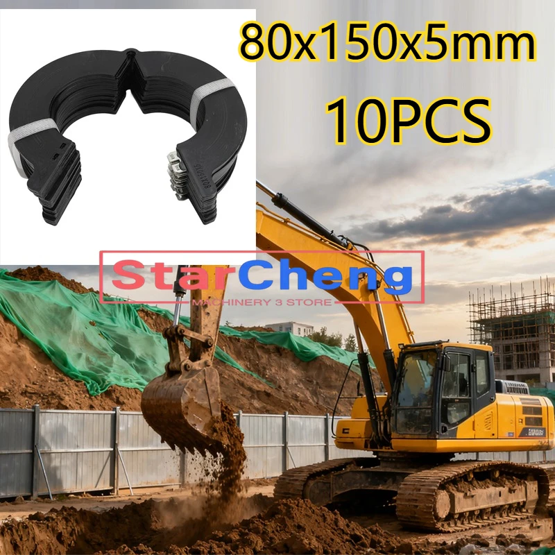 

10 шт., новые ковшовые штифты для экскаваторов, увеличение смазки, комплект прокладок для штифтов ковша для 217S 805-2 806-2 8052 8060 8080ZTS 3CX
